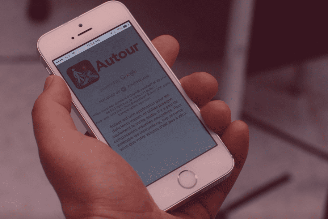 [VIDEO] Une application québécoise pour aider les malvoyants