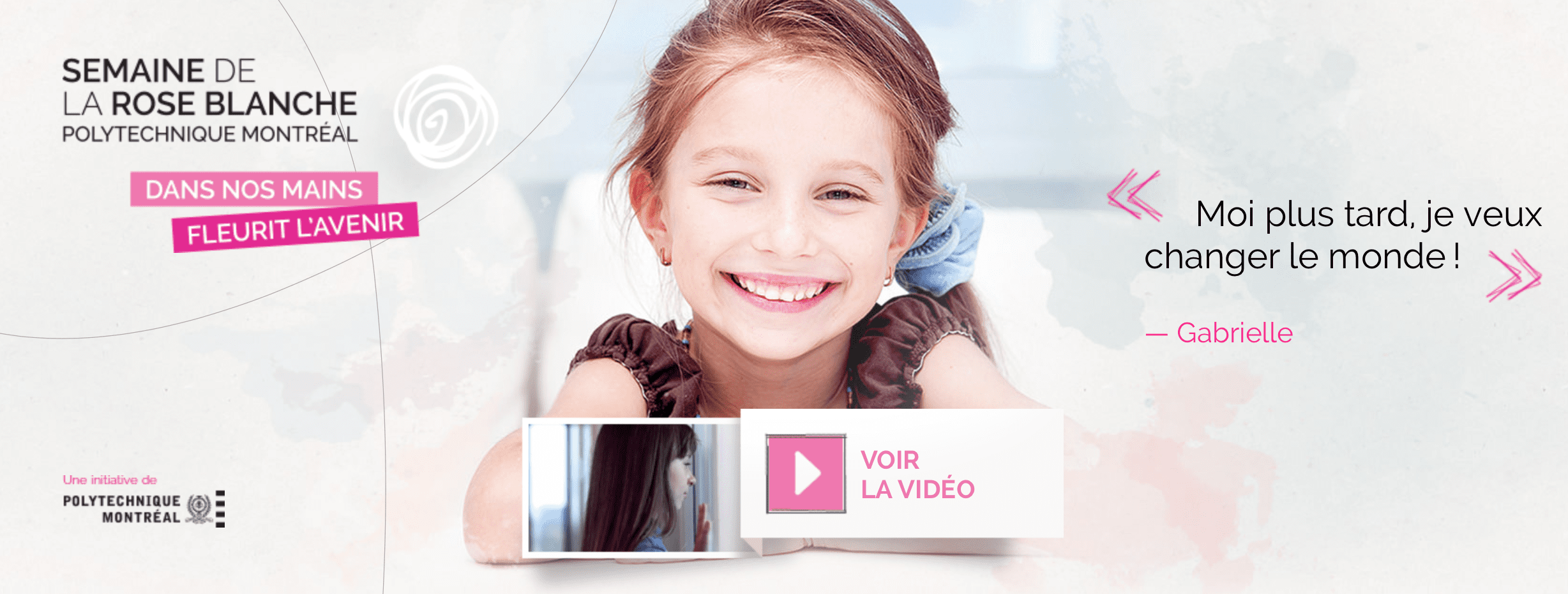 Semaine de la rose blanche du 2 au 6 décembre à Polytechnique Montréal