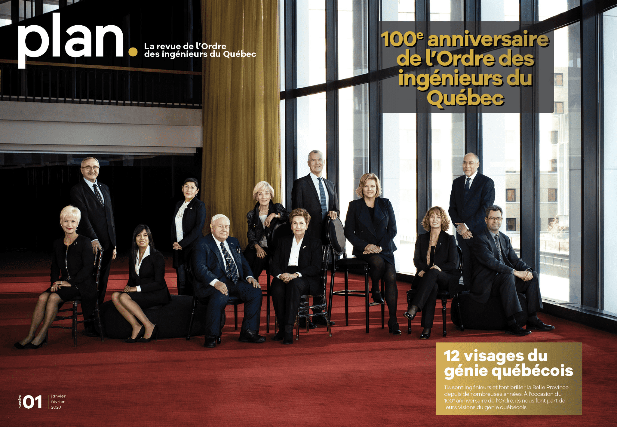 Numéro spécial de la revue PLAN pour les 100 ans de l&rsquo;OIQ