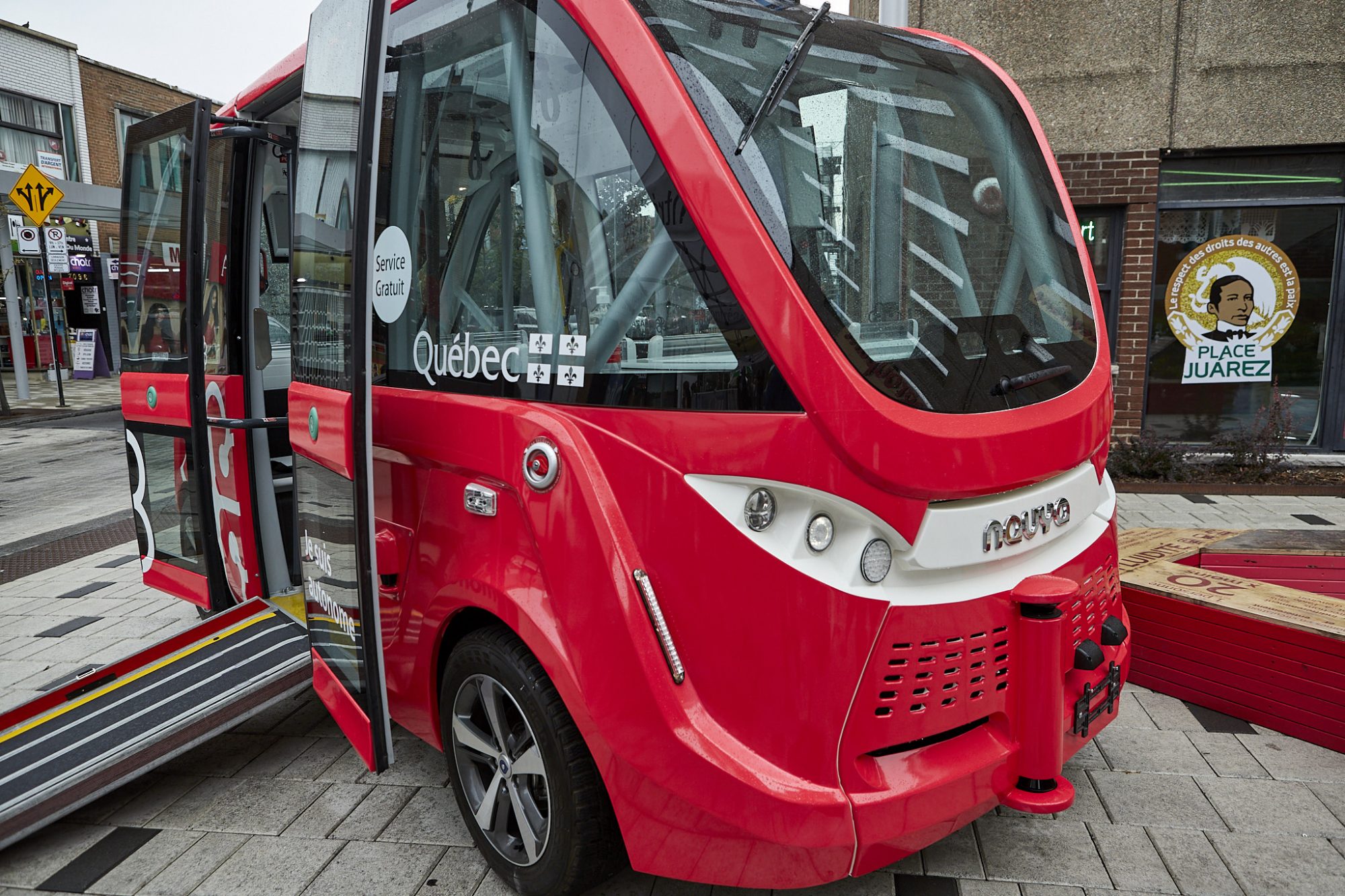 Quelle technologie pour les navettes autonomes de la Plaza St-Hubert?