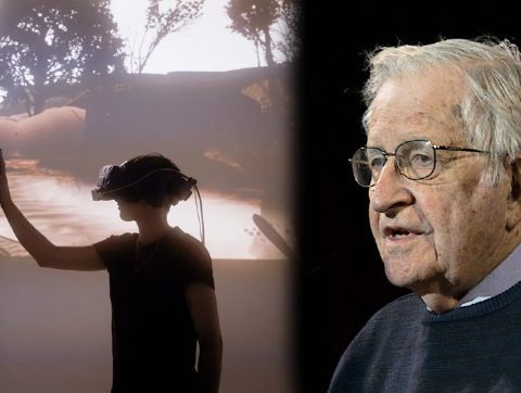 Parler à l&rsquo;incarnation de Noam Chomsky grâce à l&rsquo;IA et la VR