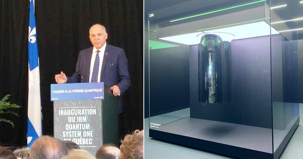 Ordinateur quantique d&rsquo;IBM à Bromont : une journée historique et « un pas de géant » pour le Québec