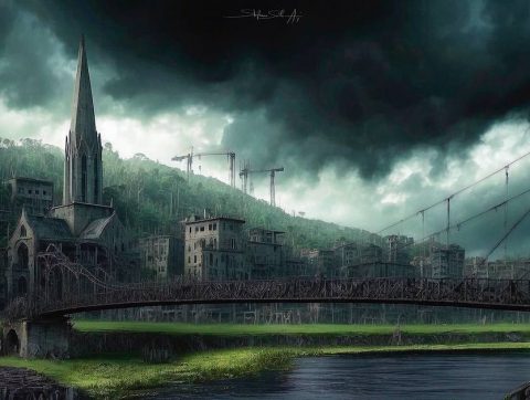 Un photographe dévoile Lyon dans un univers post-apocalyptique grâce à l&rsquo;IA