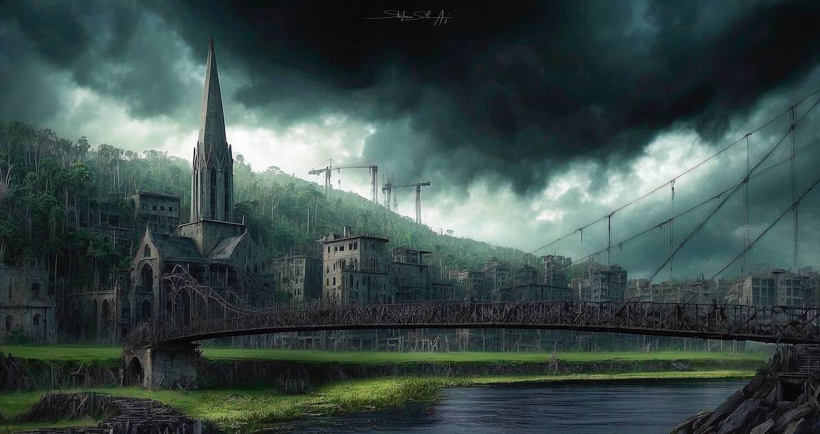 Un photographe dévoile Lyon dans un univers post-apocalyptique grâce à l&rsquo;IA