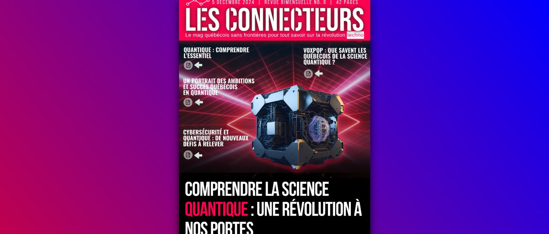 [Édito] Mise à jour et réflexion collective nécessaires sur le domaine quantique