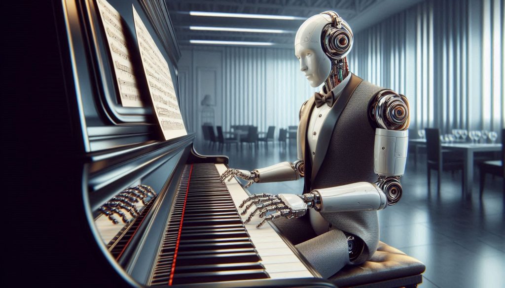robot piano